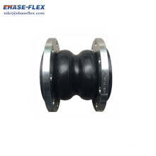Flanged pipe flexible bellow expansion hose joint